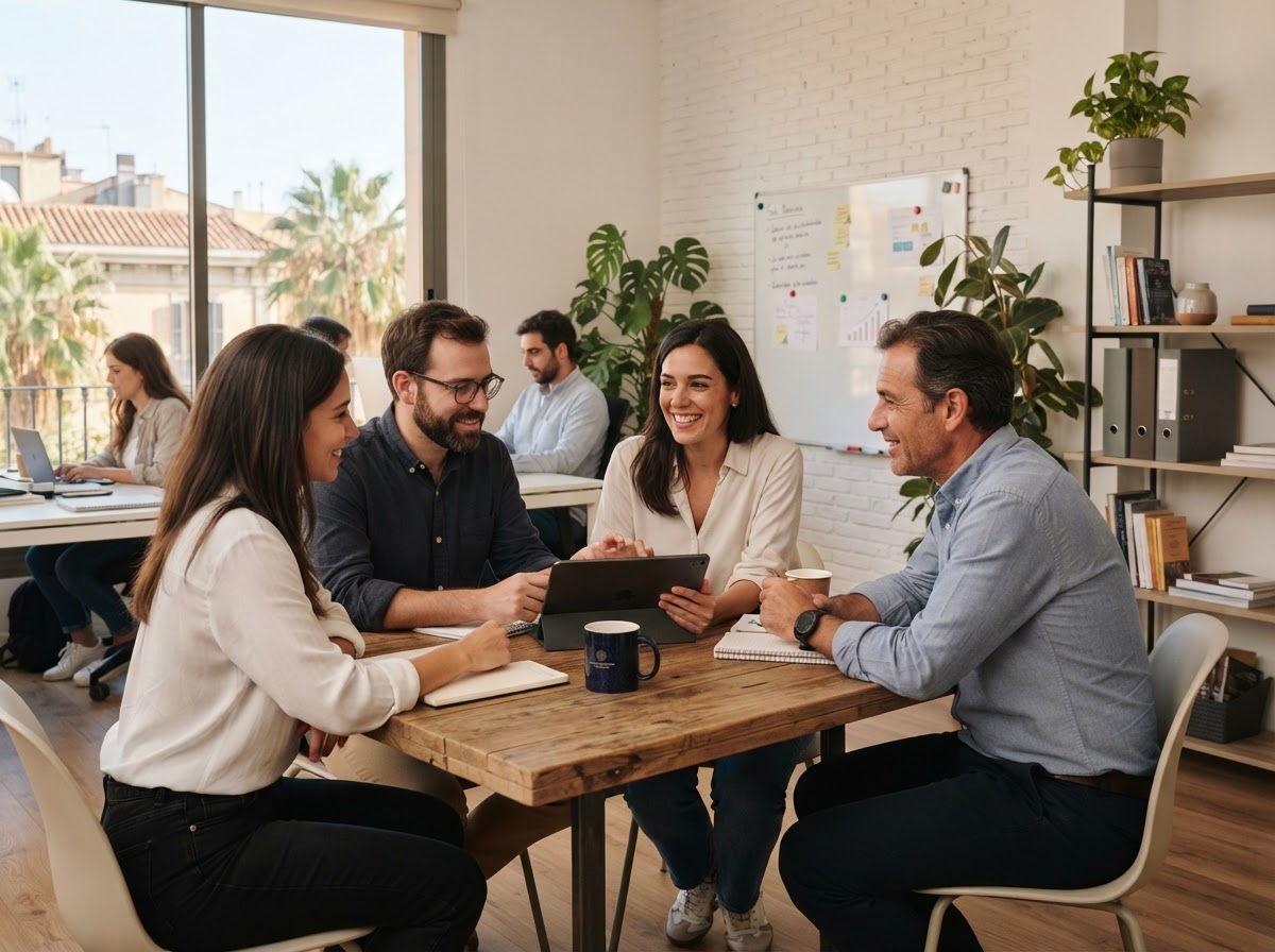 Sol Rendencia - equipo técnico revisando modelos de análisis financiero